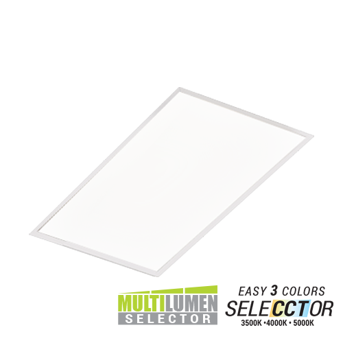 Oracle 2x4 High Lumens Back-Lit LED Flat Panel with Multi-Lumen and CCT Selector-Up to  6000 Lumens