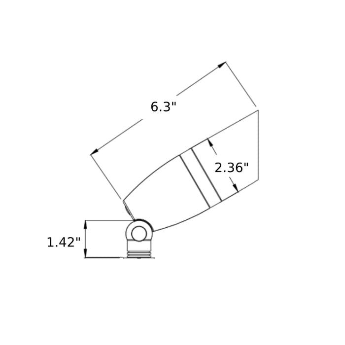 Westgate AD-018 7W 12V LED Landscape Spot Light, RGBW App Control