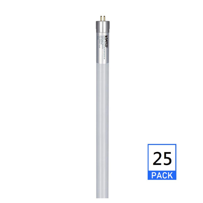 Satco S28695 12W 4' LED T5 Ballast Bypass Lamps, 5000K, 25-Pack