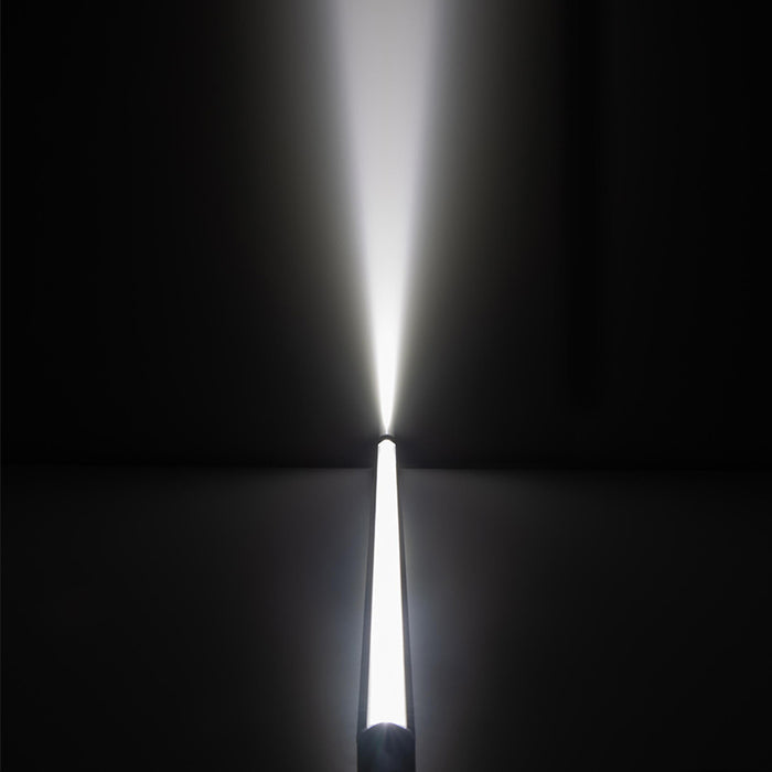 Linear Grazer X Fixture with precise beam control. Graze with low glare in a small form factor.