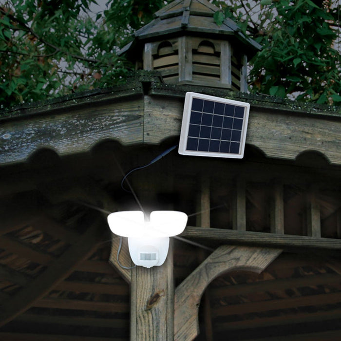 Halo SLFS15 LED Solar Floodlight, Twin Head, 1500 lm