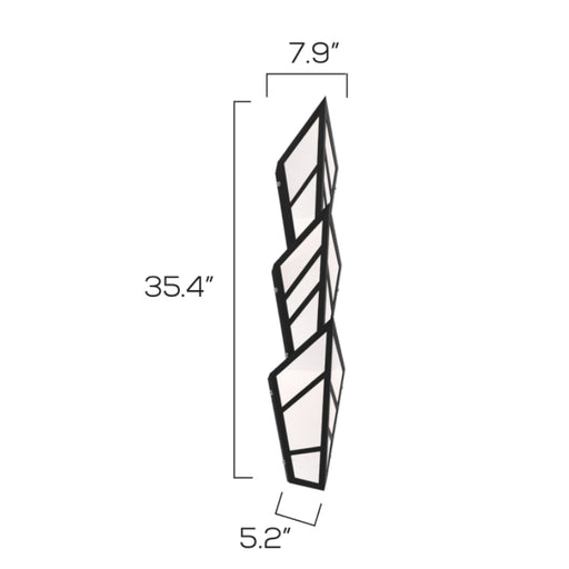 Sarin Colossal 11025 10W 35" Tall LED Outdoor Wall Sconce