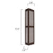 Sarin Colossal 11010 50W 71" Tall LED Outdoor Wall Sconce