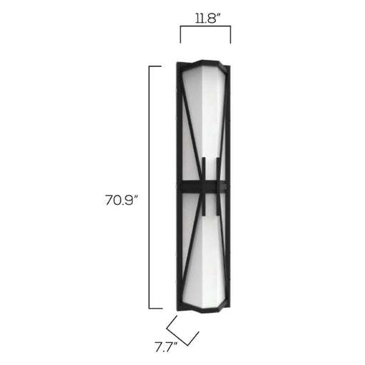Sarin Colossal 11016 50W 71" Tall LED Outdoor Wall Sconce