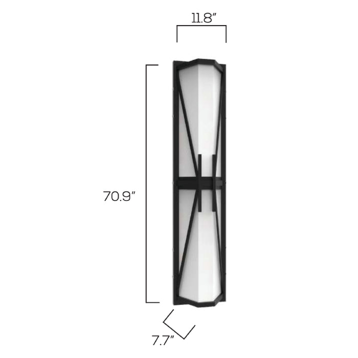 Sarin Colossal 11016 50W 71" Tall LED Outdoor Wall Sconce