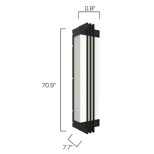 Sarin Colossal 11018 50W 71" Tall LED Outdoor Wall Sconce