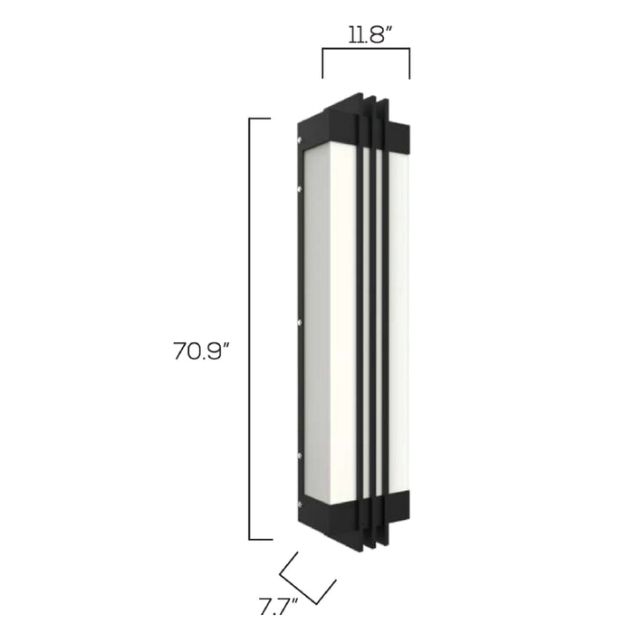 Sarin Colossal 11018 50W 71" Tall LED Outdoor Wall Sconce