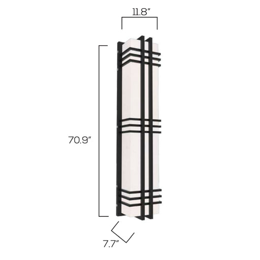 Sarin Colossal 11020 48W 71" Tall LED Outdoor Wall Sconce