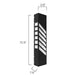 Sarin Colossal 11022 30W 71" Tall LED Outdoor Wall Sconce