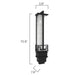 Sarin Colossal 11024 40W 71" Tall LED Outdoor Wall Sconce