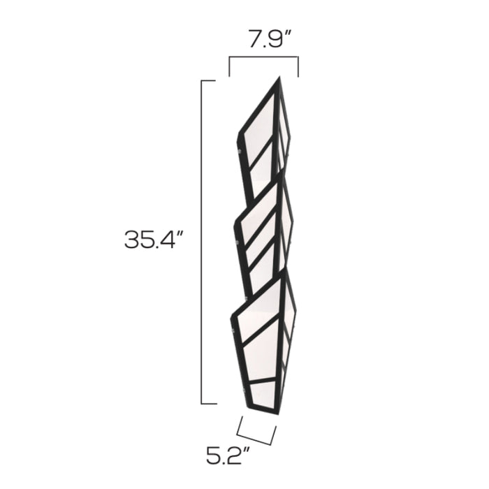 Sarin Colossal 11026 25W 71" Tall LED Outdoor Wall Sconce