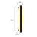 Sarin Colossal 11028 50W 71" Tall LED Outdoor Wall Sconce
