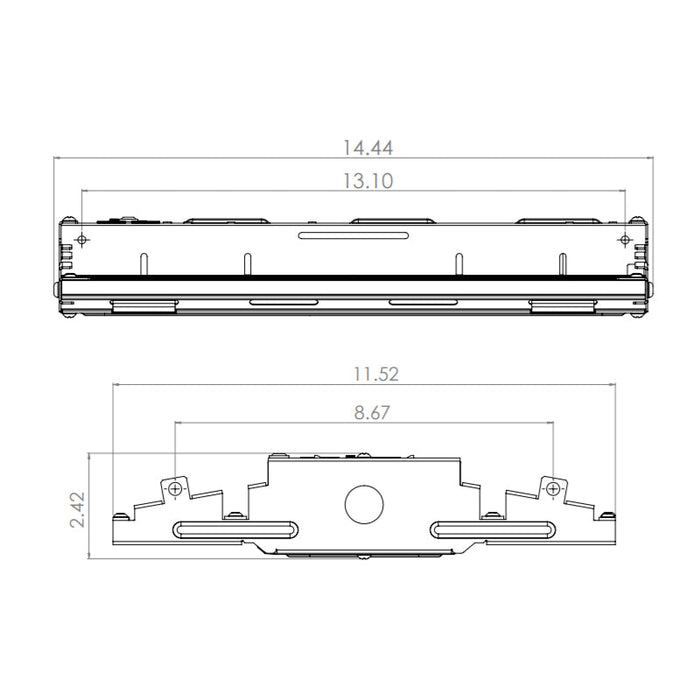 Contractor Select CPHB 14" 15LM 104W LED High Bay Dimmable White 4000K 120-277V