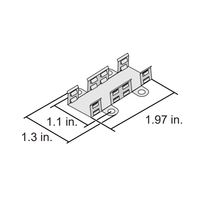 Diode LED OPTICS Flex Strip Mounting Clips