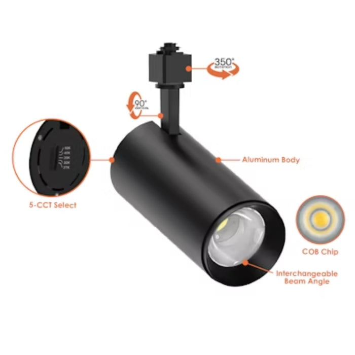 EnvisionLED LED-ATH-10W 10W LED Track Heads, CCT Selectable