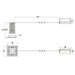 Envision LED LED-DLJBX-TML-2SQ Trimless-Line 2" 8W Square LED Downlight, 5 CCT Selectable
