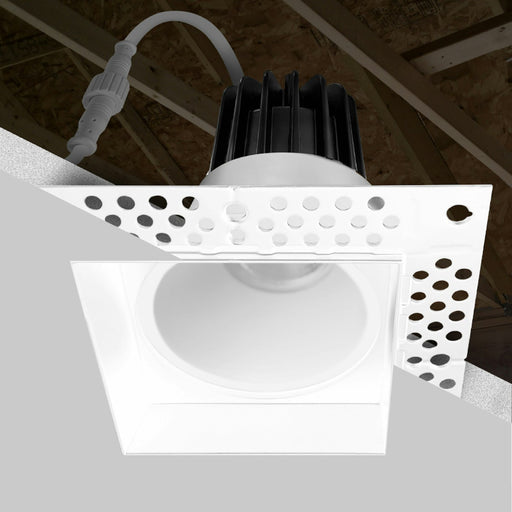 Envision LED LED-DLJBX-TML-2SQ Trimless-Line 2" 8W Square LED Downlight, 5 CCT Selectable