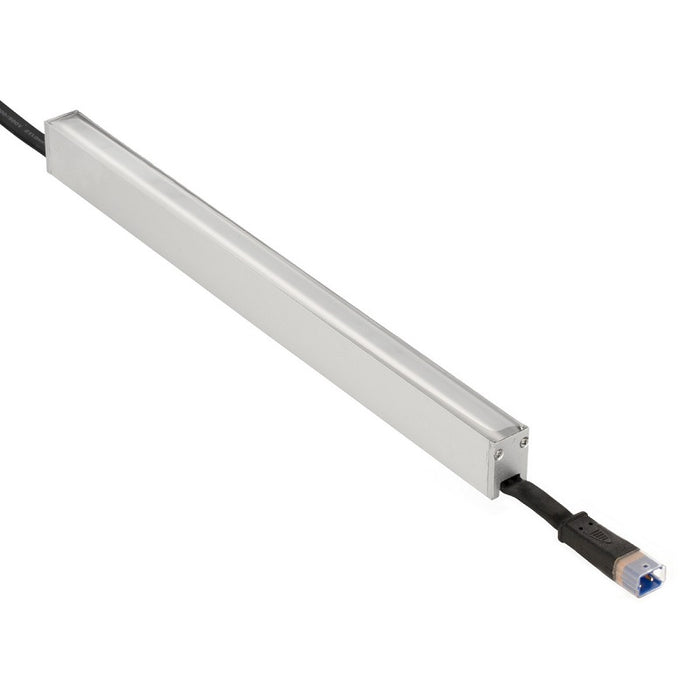 American Rein Low-Voltage LED Wall Washer Static White, 3000K, 24V, Aluminum - 1-ft