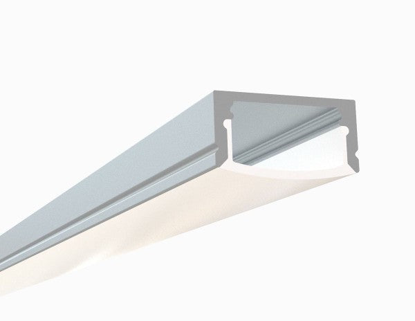 Alberko 1971ASL Surface Mount Slimline Low Profile LED Channel, 8 Ft