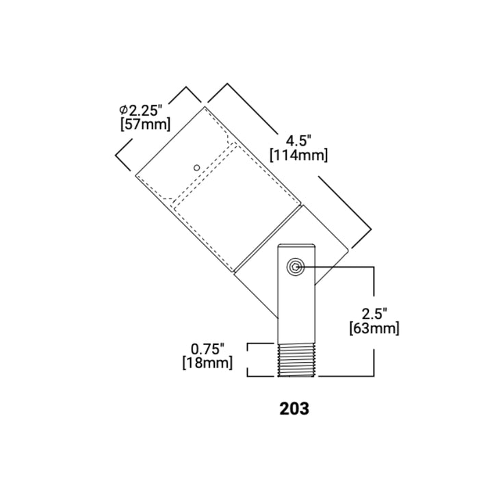 Lumiere Cambria 203 50W MR16 Low Voltage Landscape Light