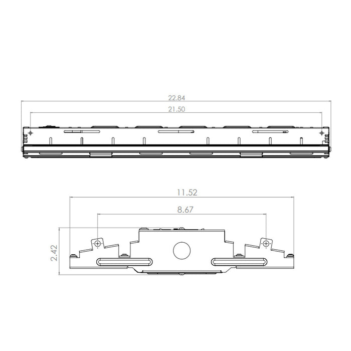 Contractor Select CPHB 22" 30LM 214W LED High Bay Dimmable White 5000K 120-277V