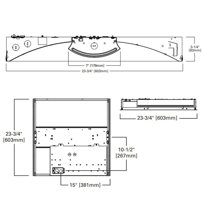 Metalux Cruze ST 2x2 LED Recessed Troffer with WaveLinx LITE Wireless Integrated Sensor, 4400 lm