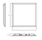 Oracle 2x2 Emergency Back-Lit LED Flat Panel with Selectable Lumens and CCT, Dim10 MVLOT
