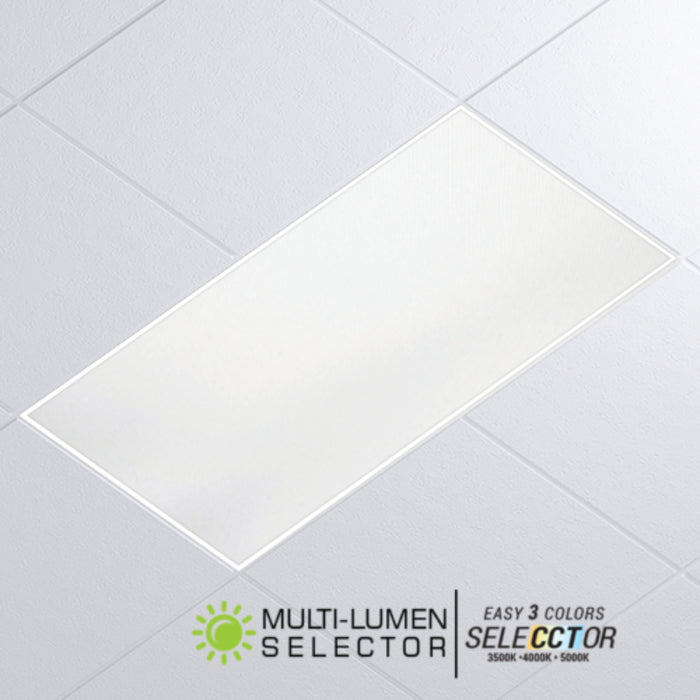 Oracle 24-OT-LED-ML-CCT 2x4 Troffer, Selectable Lumens (3000L/4000L/5000L), 0-10V Dim, 120-277V, Selectable CCT (35K/40K/50K), 85CRI, A12 Lens