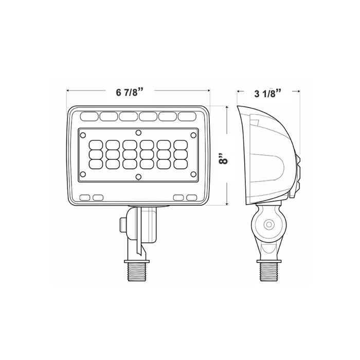 Westgate LF4 30W 12V Integrated LED Wall Wash Light, 5000K
