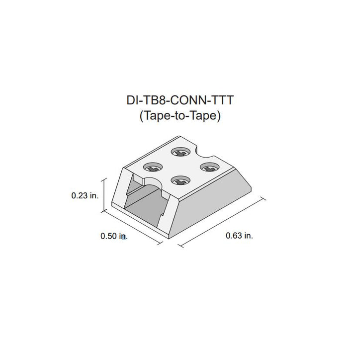 Diode LED DI-TB8-CONN 8mm Tape Light Terminal Block Connector
