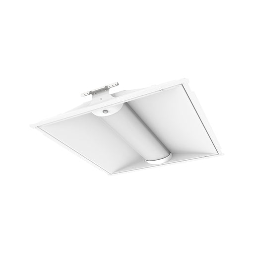 Lithonia 2BLT2R 2x2 26W LED Troffer Relight Kit, 3300 Lumens, 3500K, Curved Linear Prisms Diffuser, Dims to 10%, 80+ CRI, 120-277V