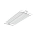 Lithonia 2BLT4R 2x4 29W LED Troffer Relight Kit, 4000 Lumens, Curved Linear Prisms Diffuser, 80+ CRI, 120-277V