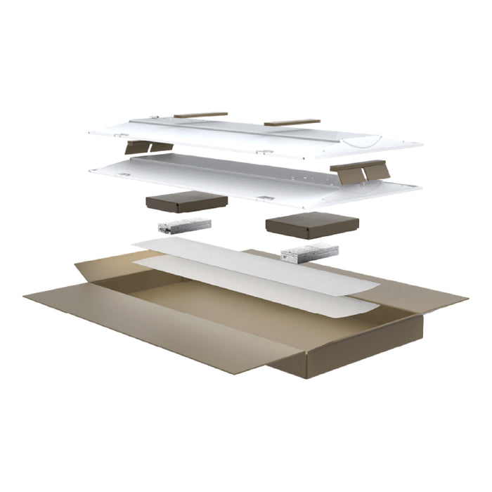 Lithonia STACK PACK 2x4 LED Center Element Lay-In Troffer, Selectable Wattage & Lumens, Pack of 2