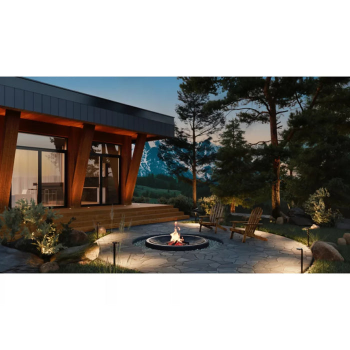 Lumiere Eon 303 9W LED Ground Mount Pathway, Type II, 3000K, 120-277V, 24" Stem