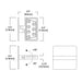 Lumiere Eon 303-W1-LEDB1 8.5W LED Wall Light, Type II Optics, 120V-277V