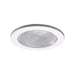 Halo 4055 4" Prismatic Glass Lens White Trim