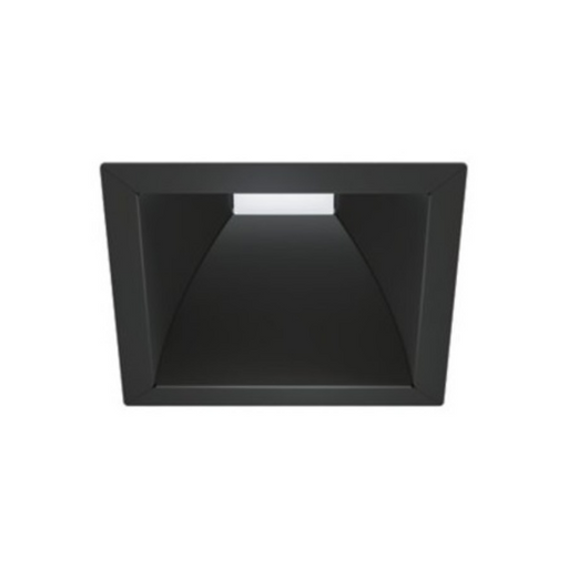 Halo Commercial 61SQ 6" Square Reflector, Medium Distribution - Matte Black/Black Flange