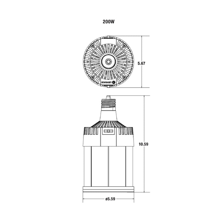 LEDvance 42003 100W/150W/200W HID Replacement Lamp, EX39 Base
