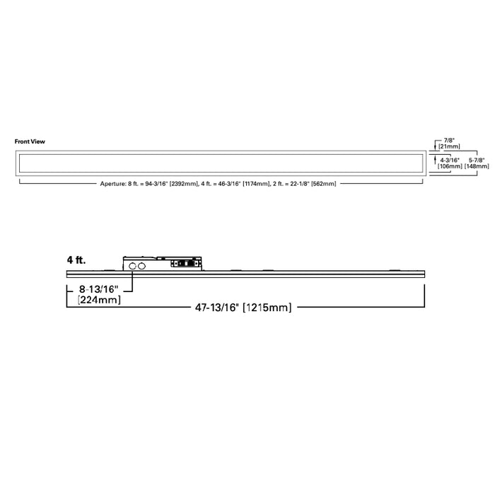 Fail-Safe FSN6 4-ft LED Sealed Narrow