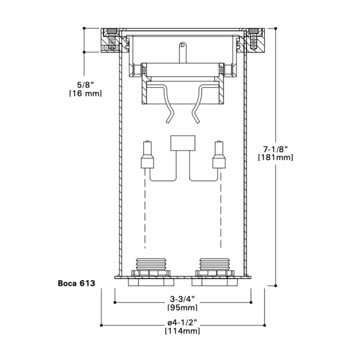 Lumiere Boca 613 50W MR16 Low Voltage In-Ground Well Light