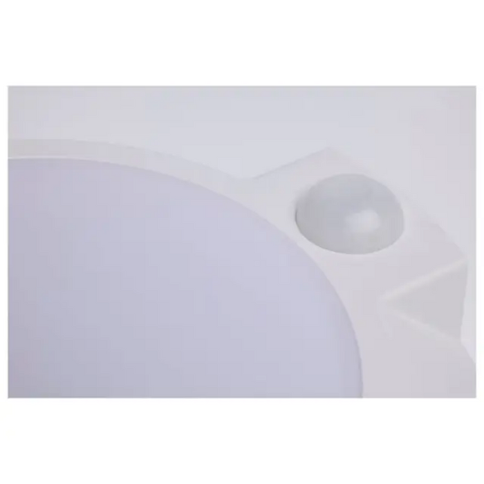 Nuvo 62-1820 7" LED Disk Light with Occupancy Sensor, 5CCT Selectable, 120V, White Finish