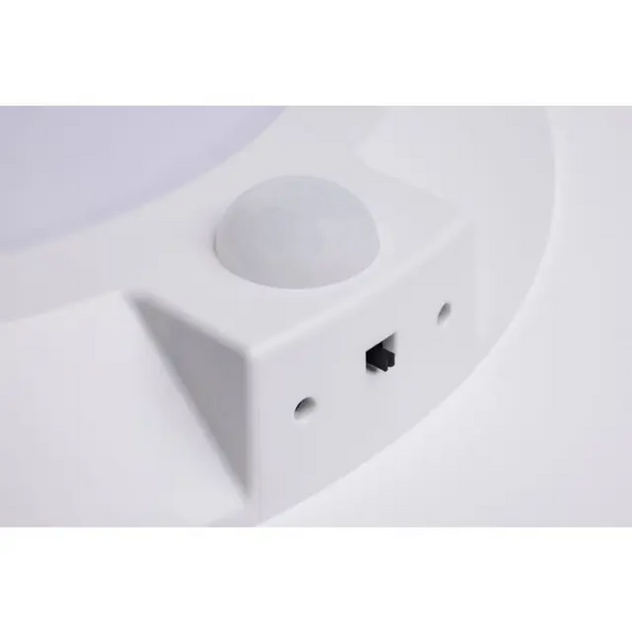 Nuvo 62-1820 7" LED Disk Light with Occupancy Sensor, 5CCT Selectable, 120V, White Finish