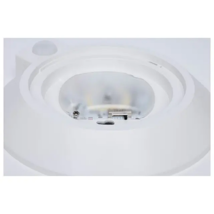 Nuvo 62-1820 7" LED Disk Light with Occupancy Sensor, 5CCT Selectable, 120V, White Finish