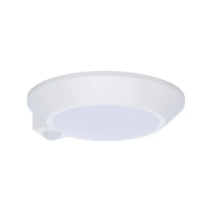 Nuvo 62-1820 7" LED Disk Light with Occupancy Sensor, 5CCT Selectable, 120V, White Finish