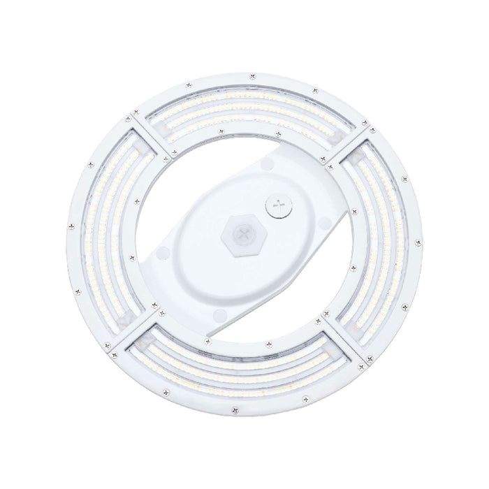 Nuvo 65-1161 100W/150W/200W  LED Washdown Round High Bay, 2CCT & 3 Lumens Selectable, 277-480V
