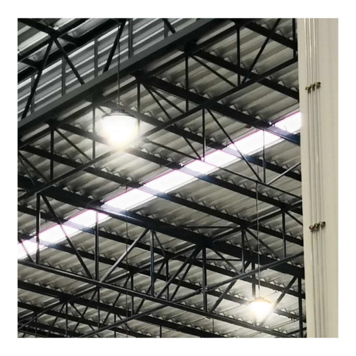 Nuvo 65-1160 100W/150W/200W  LED Washdown Round High Bay, 2CCT & 3 Lumens Selectable, 120-277V
