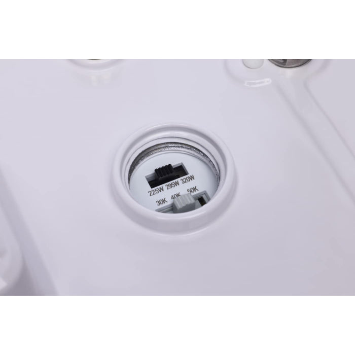 Nuvo 65-1170 70W/90W/105W LED Washdown Linear High Bay, 3CCT Selectable, 120-347V