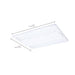 Nuvo 65-1170 70W/90W/105W LED Washdown Linear High Bay, 3CCT Selectable, 120-347V