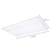 Nuvo 65-1172 180W/220W/240W LED Washdown Linear High Bay, 3CCT Selectable, 120-347V