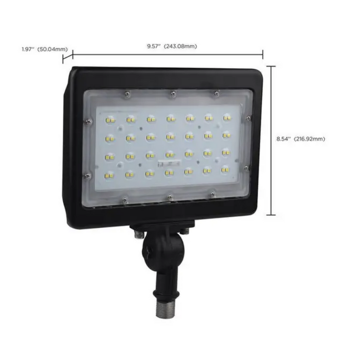 Nuvo 65-539 50W LED Flood Light, 5000K, 120-277V, Bronze Finish